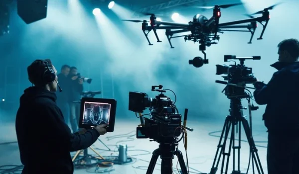 drone-filming-scene-stockcake
